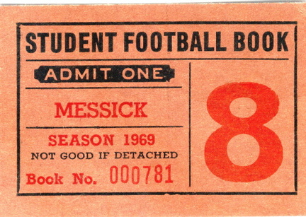 Student Football Ticket