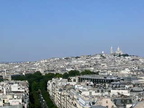 Sacre-Coeur from the Arc de Triomphe