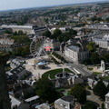 Looking from the South tower of Chartres
