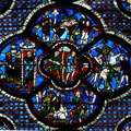 A panel from the Good Samaritan window