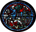 Detail from the St. Lubin window 
