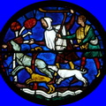 Detail from the St. Eustace window 