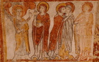 Gargilesse: The Church Crypt: Frescos: A Mary Triptych