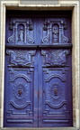 Purple Doors in Paris 