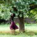 Mathilde in the Orchard