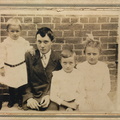 The children of James Mitchum Garrett and Sarah Frances Joyner, around 1908 