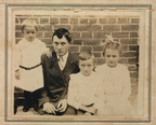 The children of James Mitchum Garrett and Sarah Frances Joyner, around 1908 